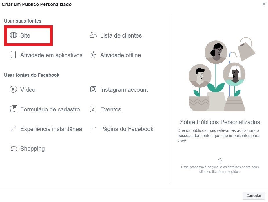 público site facebook ads